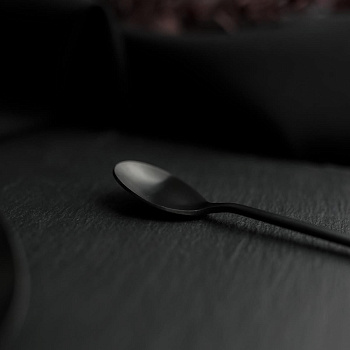 Чайная ложка, "BLACK SAPPORO" цвет церный