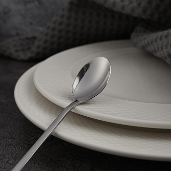 Ложка кофейная, "NABUR" цвет серебро