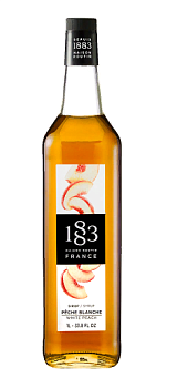 Сироп 1883 Белый персик (White Peach), 1 л