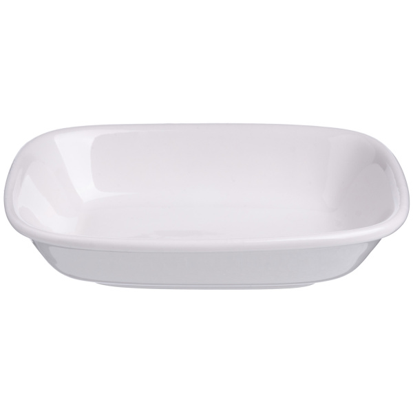 Соусник 100 мл. 120*85 мм. h=30 мм., касалетка Белый, форма Гурмэ Bonna /1/12/3612/