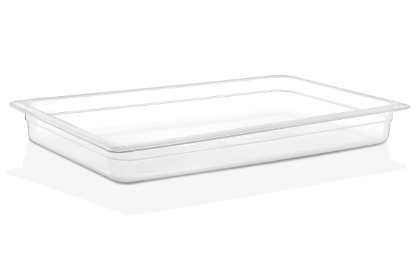 Гастроемкость 1/1 h= 65 мм. 530*325 мм. 6 л. п/п прозрачная GP /1/6/