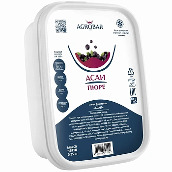 Пюре Асаи 0,25 кг