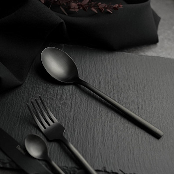 Столовая ложка, "BLACK SAPPORO" цвет церный