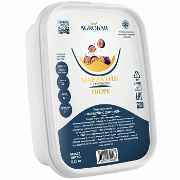 Пюре Маракуйя с семечкой 0,25 кг