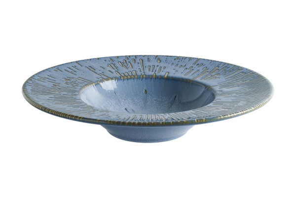 Тарелка для пасты d=280 мм. 400 мл. Снэл Небо, форма Банкет Bonna /1/6/396