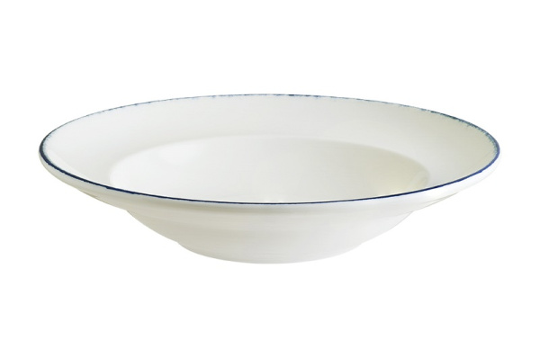 Тарелка для пасты d=300 мм. 550 мл. Ретро синий край, форма Гурмэ Bonna /1/6/258/