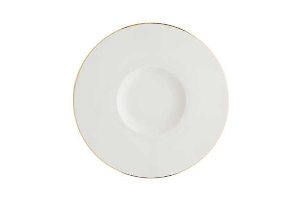 Тарелка d=300 мм. Золотая линия, форма Нит, тонкий край Bonna /1/6/372/