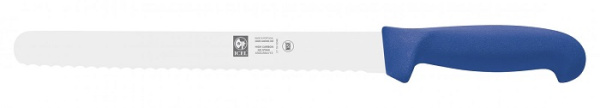 Нож для нарезки 300/440 мм. с волн. кромкой, синий PRACTICA Icel /1/6/