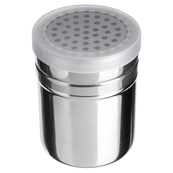 Емкость для сыпучих прод. 0,3 л. d=70 мм. h=100 мм. со сред. отверст. нерж. MGprof /1/