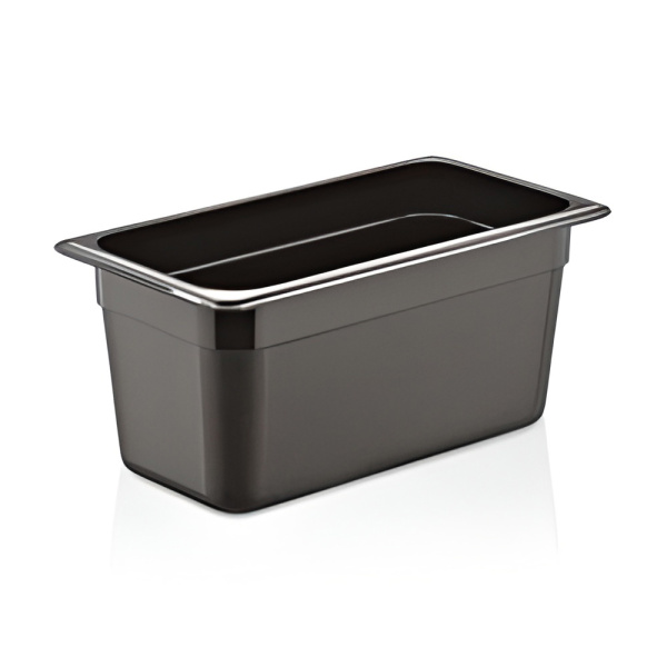 Гастроемкость 1/4 h=150 мм. 265*162 мм. 3,5 л. п/п черная GP /1/24/