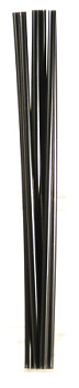 Трубочки кокт. 0,5*21 см. 1000 шт/уп. прямые черные