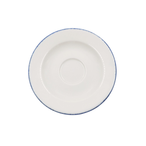 Блюдце d=120 мм. Ретро синий край (чашка 70698), форма Банкет Bonna /1/6/3648/