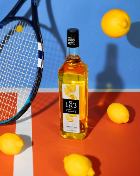 Experience the intensity of the game with our 1883 Lemon Syrup, the perfect balance of sweetness and freshness for every match!   ...Vivez l'intensité