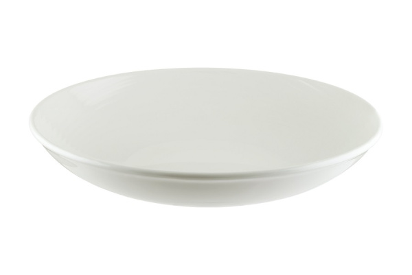 Тарелка d=230 мм. глубокая 1000 мл. h=45 мм. Белый Луп узкая полоска Bonna /1/6/558/