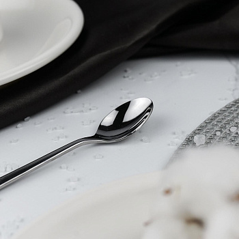 Кофейная ложка, "SALSA" цвет серебро	