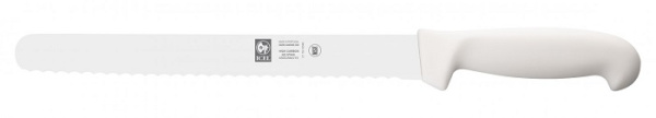 Нож для нарезки 300/440 мм. с волн. кромкой, белый PRACTICA Icel /1/6/