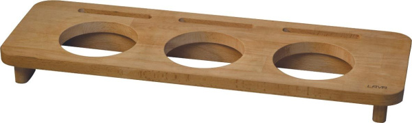 Подставка для подачи d=11 см. (на 3 салатника 62732) дерево /1/ АКЦИЯ