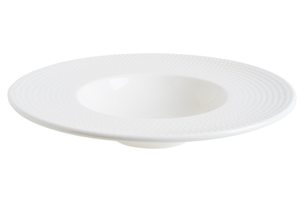 Тарелка для пасты d=280 мм. 400 мл. Белый Пьюре Дот, форма Банкет Bonna /1/6/396/