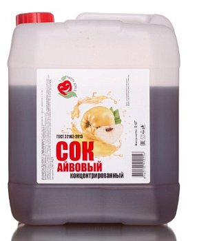 Сок айвовый концентрированный, канистра 5 кг