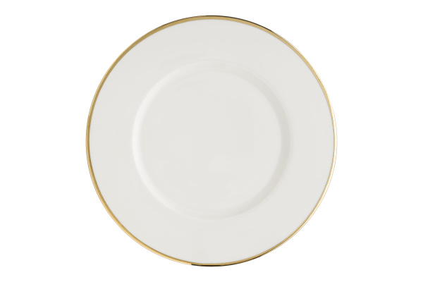 Тарелка d=280 мм. Золотая линия, форма Нит, тонкий край Bonna /1/6/336/