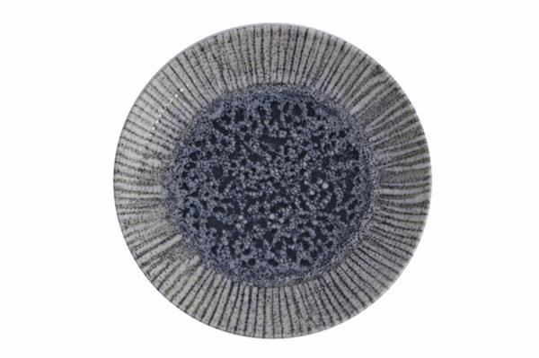 Тарелка мелкая 21 см, без борта IRIS BLUE