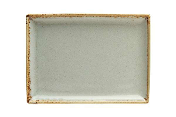Блюдо прямоугольное с закругленными краями 31X18 CM GREY
