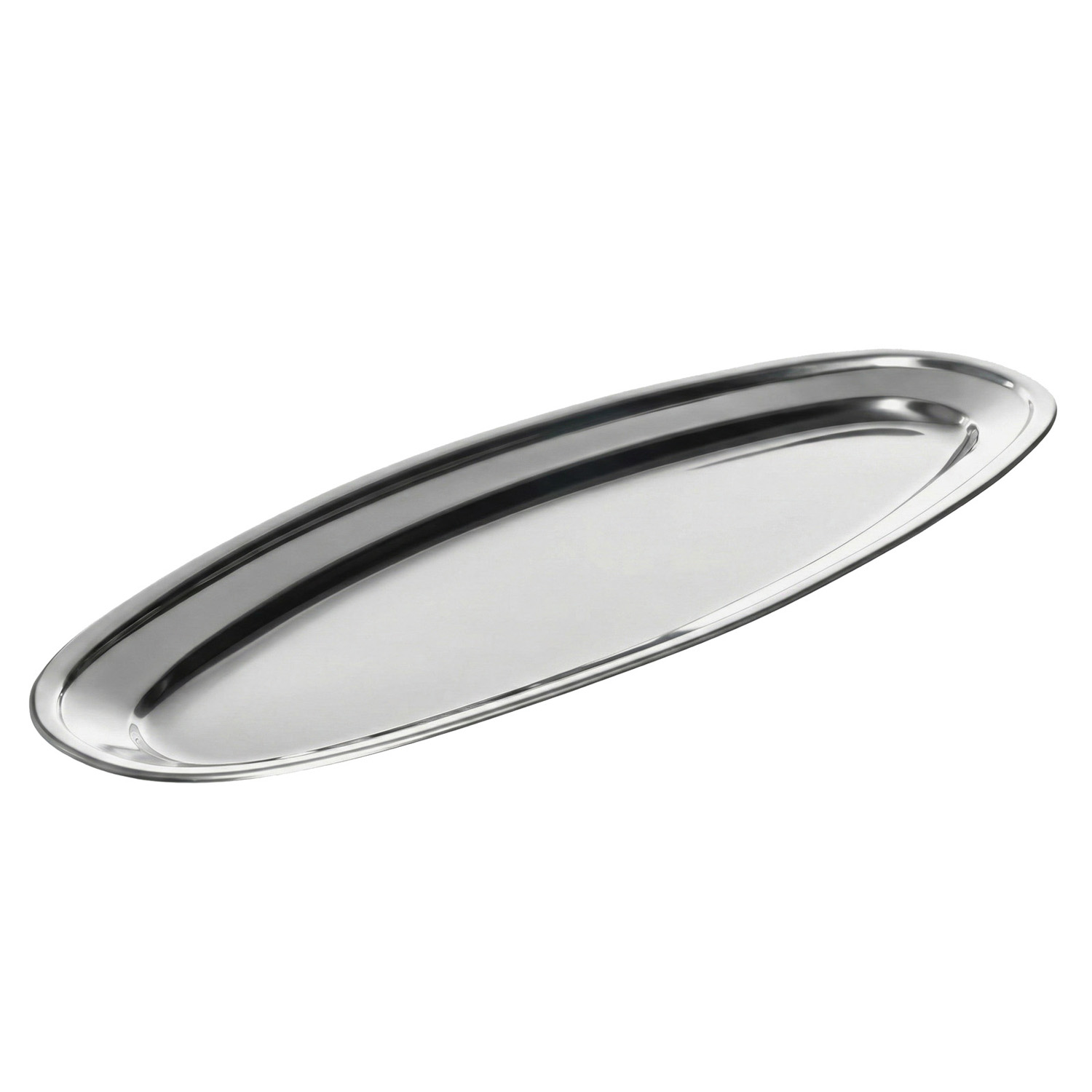 Блюдо овальное нерж. 60*24 см. для рыбы MGsteel /1/10/