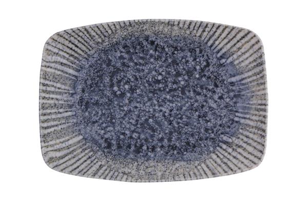 Блюдо прямоугольное 27 х 19 см IRIS BLUE