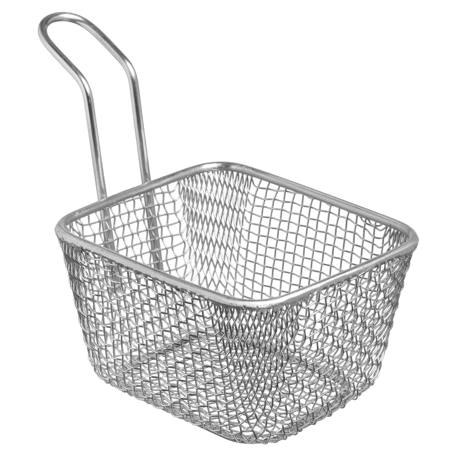Корзинка для подачи прямоугольная 100*80 мм. h=60 мм. 400 мл. нерж. MGsteel /1/6/144/