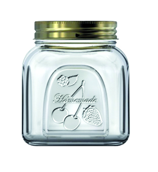 Банка для сыпучих прод. 500 мл. с метал. крышкой Хоммейд /1/24/576/ АКЦИЯ