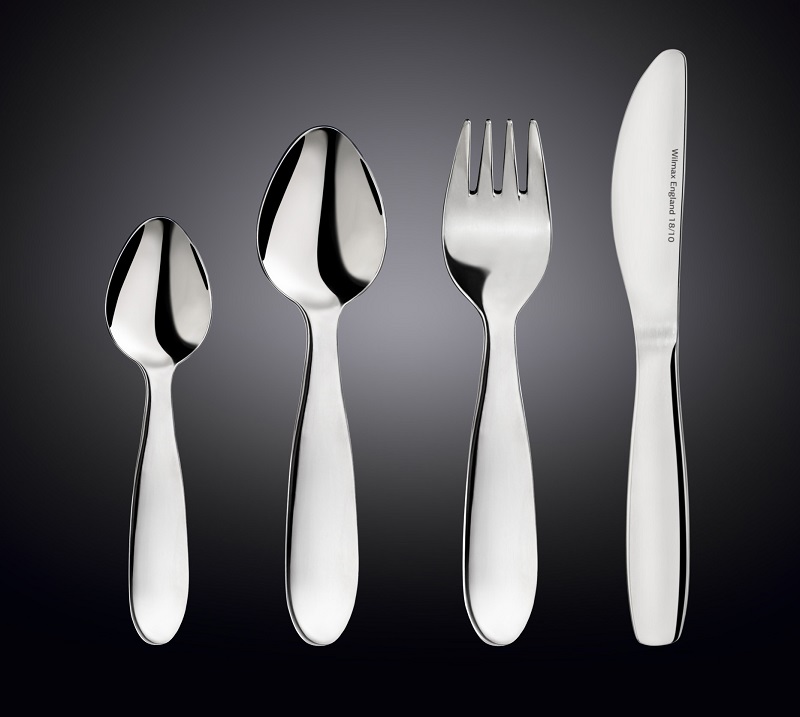 Набор столовых приборов детский Кидс 18/10 2 мм 4 пр. Wilmax /1/48/ АКЦИЯ