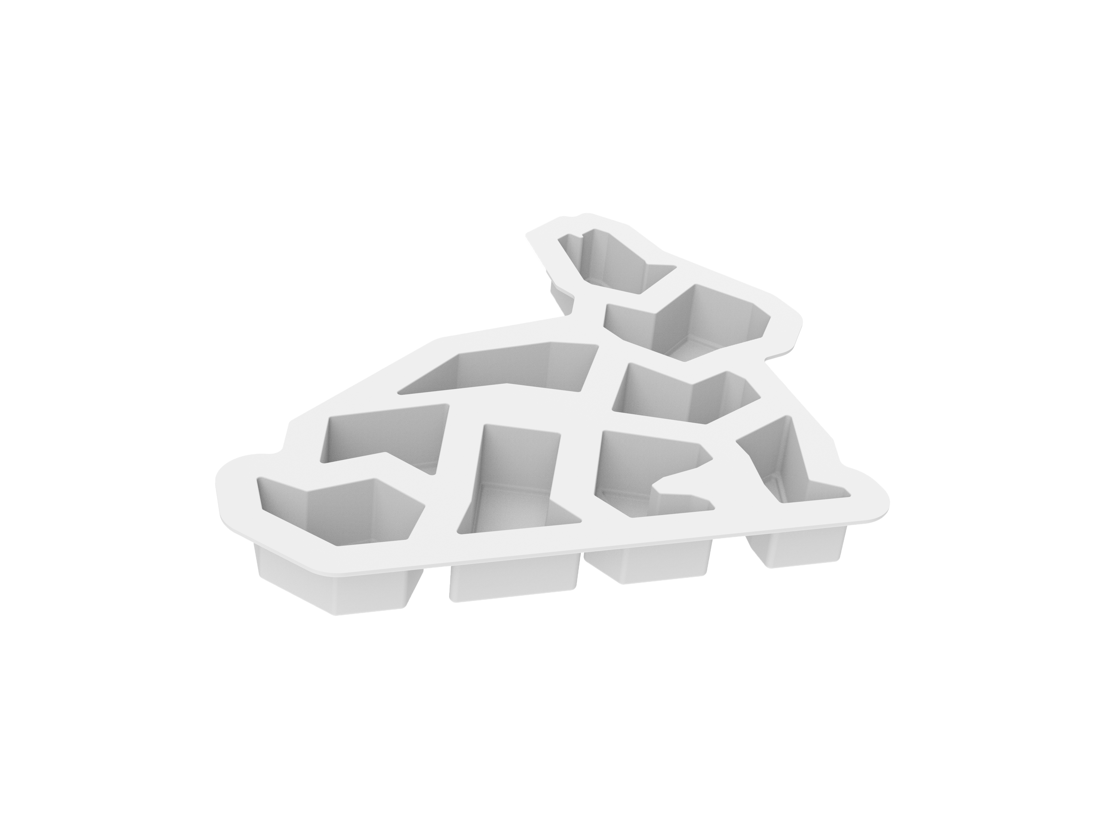 Форма для выпечки 520 мл. 276*268 мм. h=31 мм. Кролик силикон Silikomart /1/4/