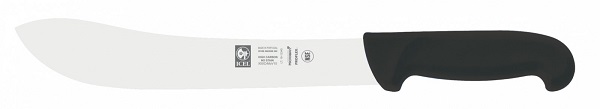 Нож обвалочный 300/450 мм. изогнутый, черный SAFE Icel /1/