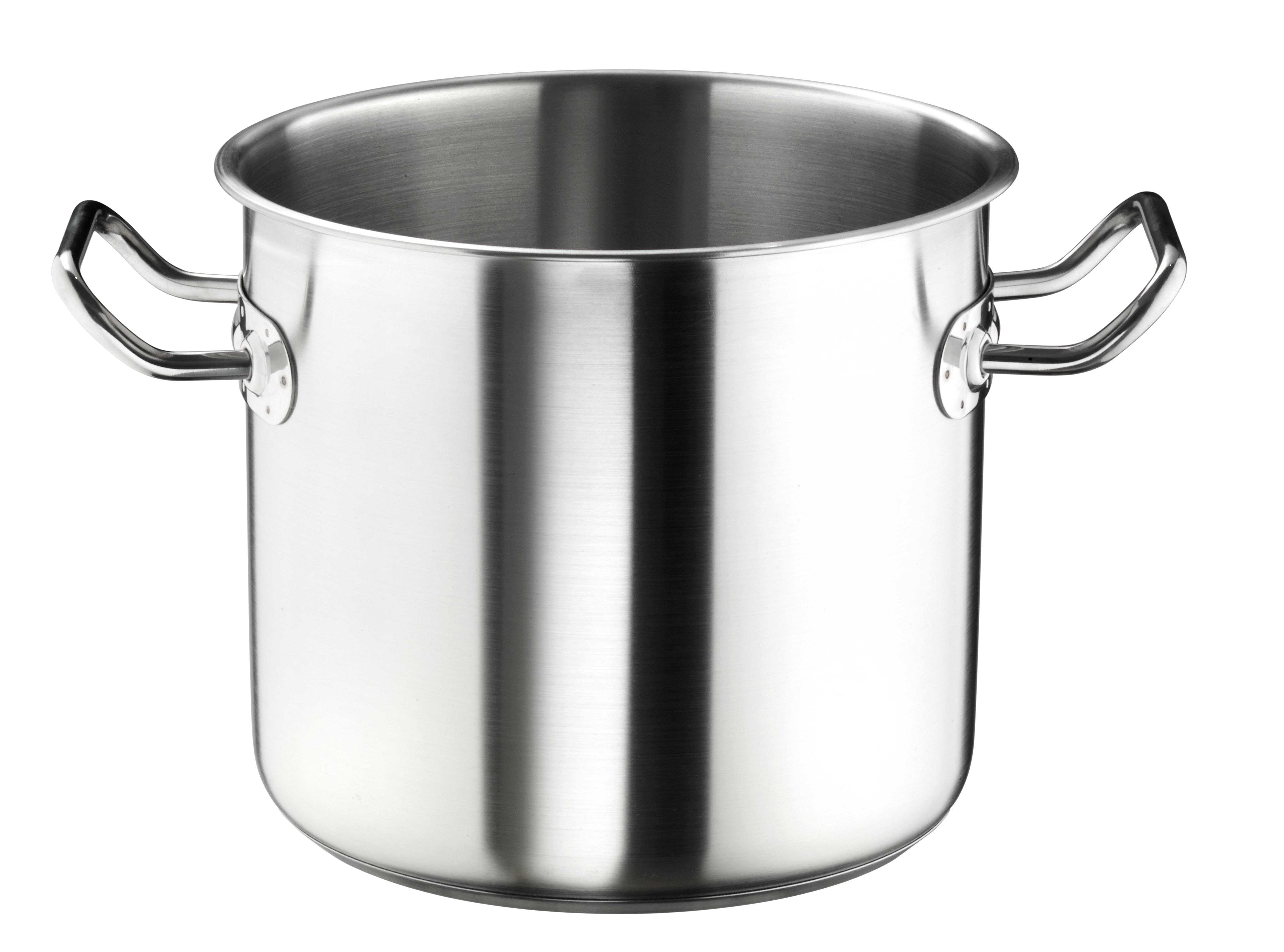 Котел 10,75 л. нерж. d=24 см. h=24 см. б/кр (индукция) Мастер Pinti /1/