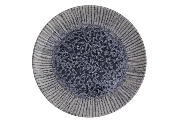 Тарелка мелкая 26 см, без борта IRIS BLUE