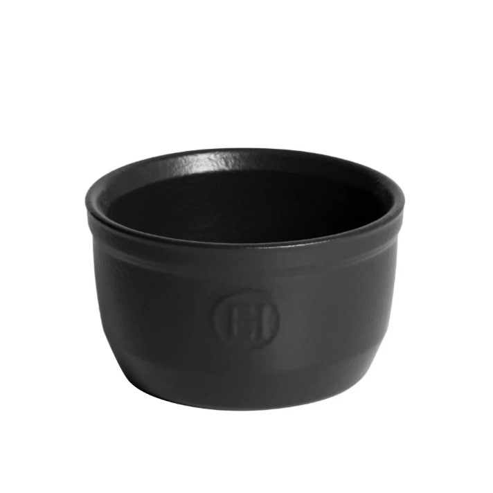 Форма для запекания 250 мл. d=100 мм. h=60 мм. (рамекин) черная керам Emile Henry /1/6/