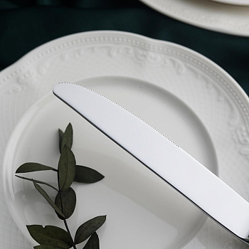 Нож десертный, "Rome" цвет серебро