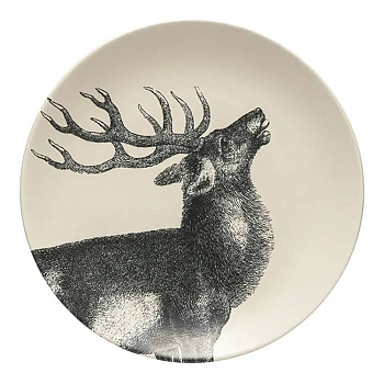 Тарелка круглая D21.6 H2.8 см Costa Nova "Elements" Олень