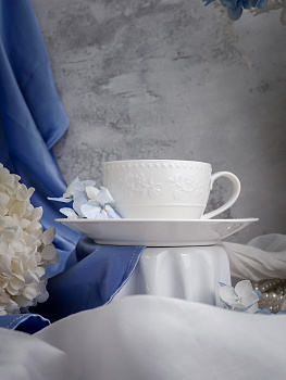 Чашка 300 мл, 13x10,2 см h 6,6 см, фарфор, Primavera