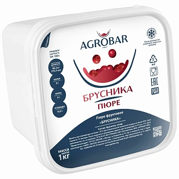 Пюре Брусника 1кг