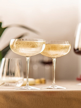 Бокал блюдце для шампанского 300 мл "SPEAKEASIES SWING"