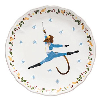 Тарелка круглая D21.4 H2.5 см Casafina By Costa Nova "The Nutcracker"