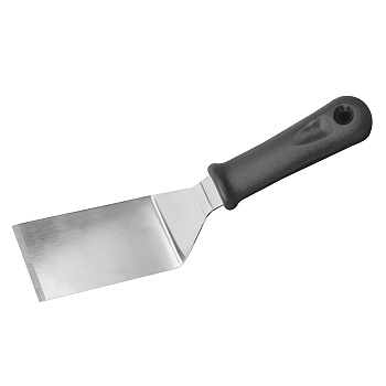 Лопатка 10 см черная пласт.ручка  P.L.