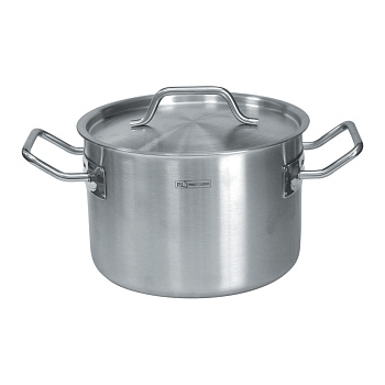 Кастрюля с крышкой 2,4л. нерж.18/8 (16*12см) Индукция  P.L.-Proff Cuisine