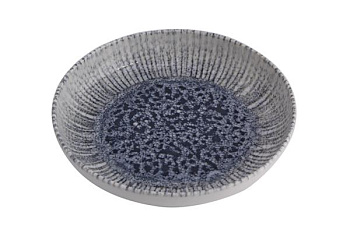 Салатник полуглубокий 22см IRIS BLUE