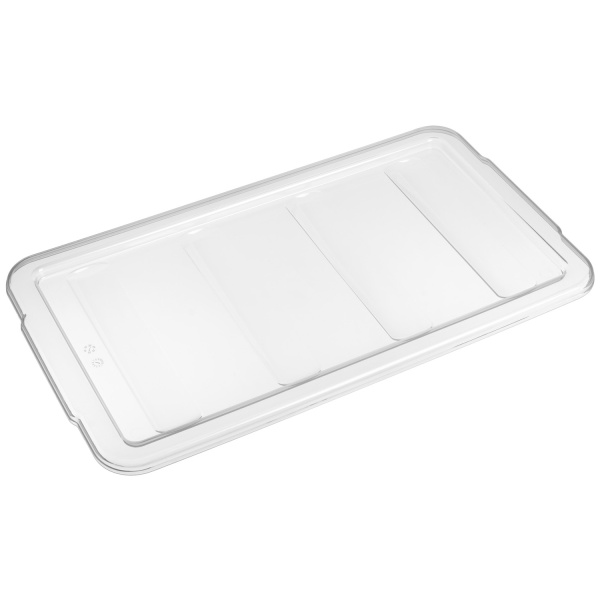 Крышка для емкости для столовых приборов 4 секции 54*30 см. прозрачная, п/п (емкость 15620, 76907) GP /1/12/