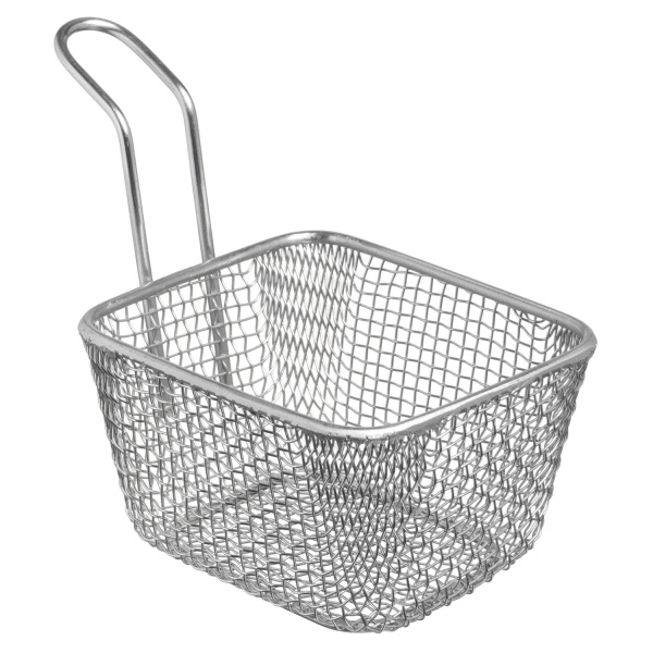 Корзинка для подачи прямоугольная 100*80 мм. h=60 мм. 400 мл. нерж. MGsteel /1/6/144/