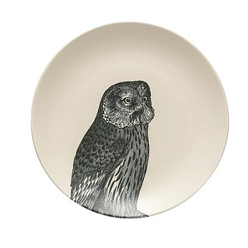 Тарелка круглая D21.6 H2.8 см Costa Nova "Elements" филин