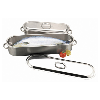 Котел д/рыбы с паровой вставкой 45*14см/Н=10.5см нерж. SUN.- P.L.-Proff Cuisine