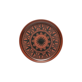 Тарелка с бортами D22.4 H2.5 см Casafina by Costa Nova "Pacifica Aztec"